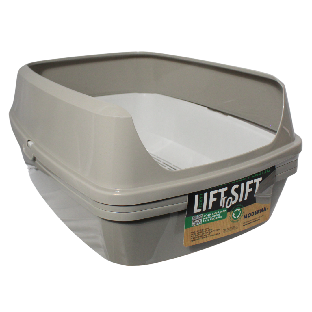 Moderna Arenero abierto con cernidor Lift to Sift