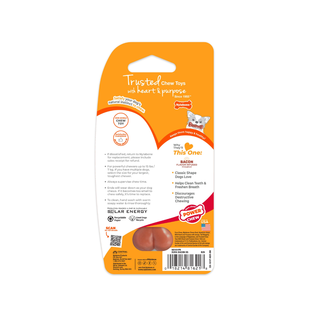 Nylabone Huesito Power Chew Tocino