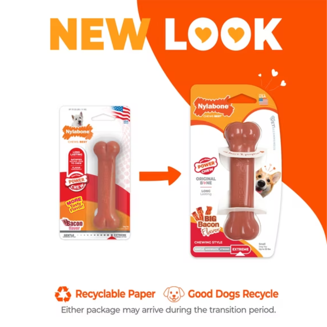 Nylabone Huesito Power Chew Tocino