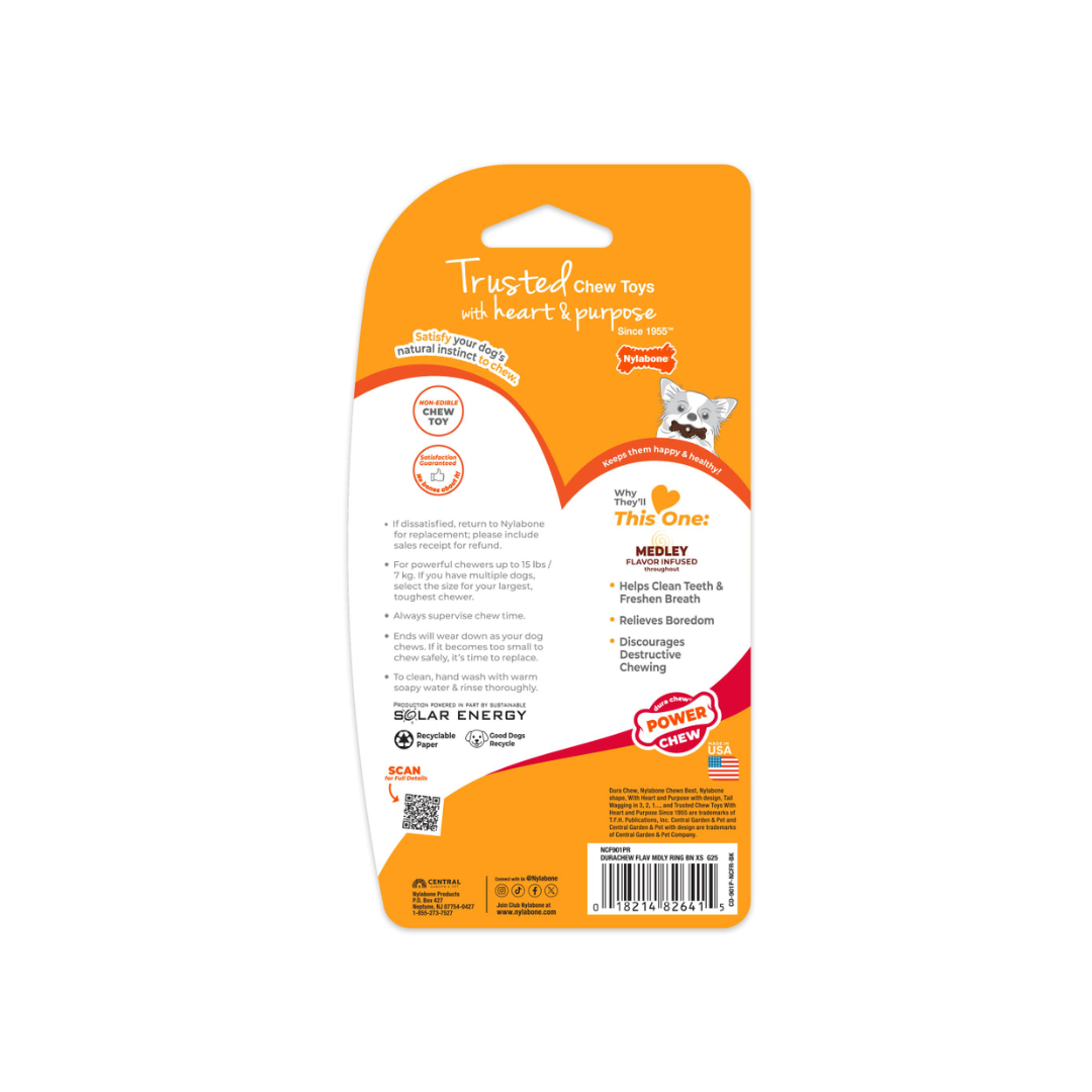 Nylabone Juguete Power Chew Anillo Con Textura