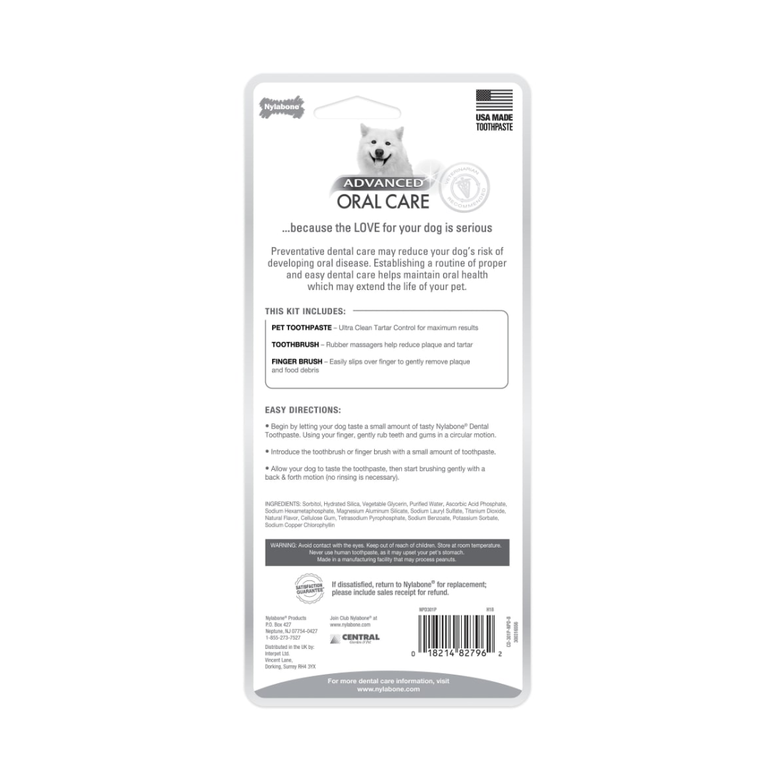 Nylabone Kit Dental Advanced Oral Care para Perros