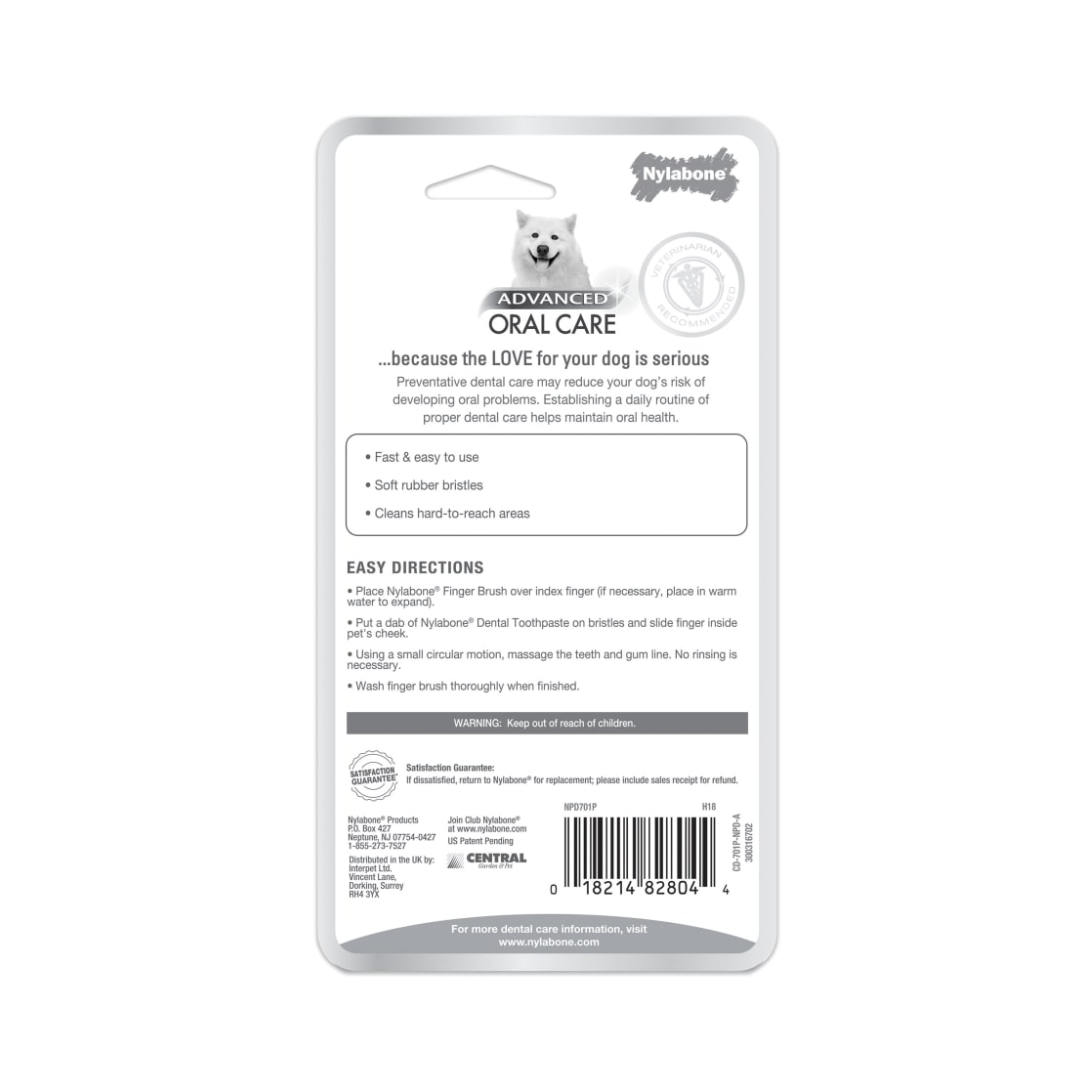 Nylabone Cepillo Dedal Advanced Oral Care
