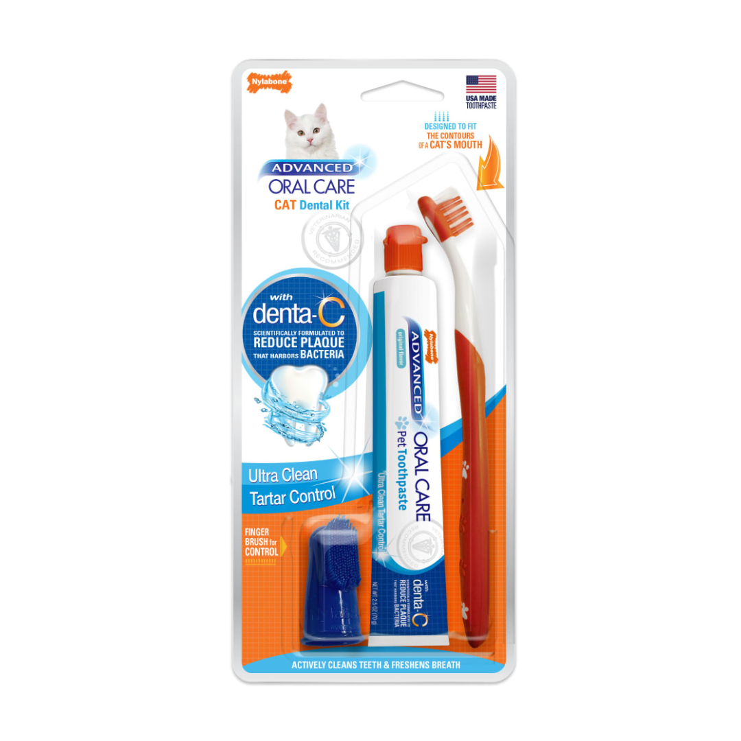 Nylabone Kit Dental Advanced Oral Care para Gatos