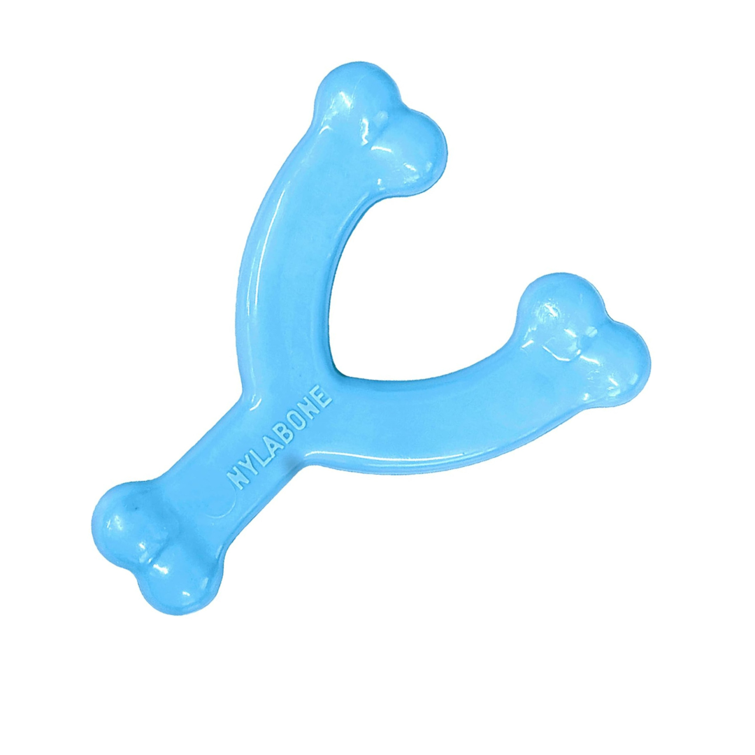 Nylabone Cachorro Huesito Wishbone Puppy Chew Pollo