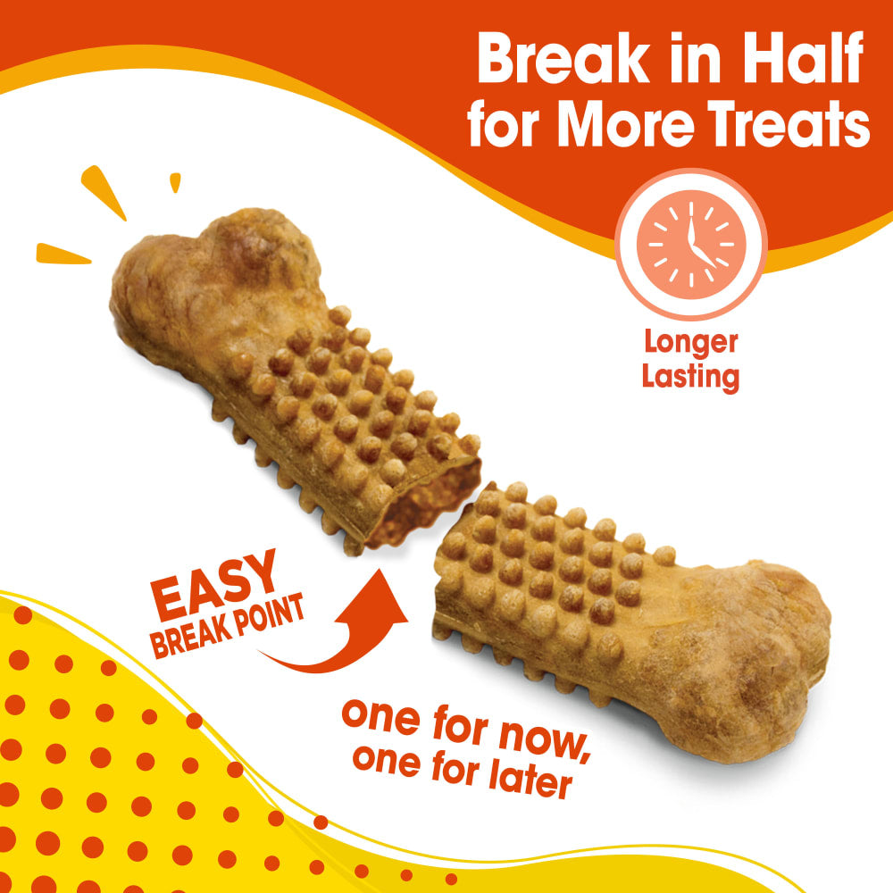 Nylabone Nubz Premios naturales masticables de Pollo