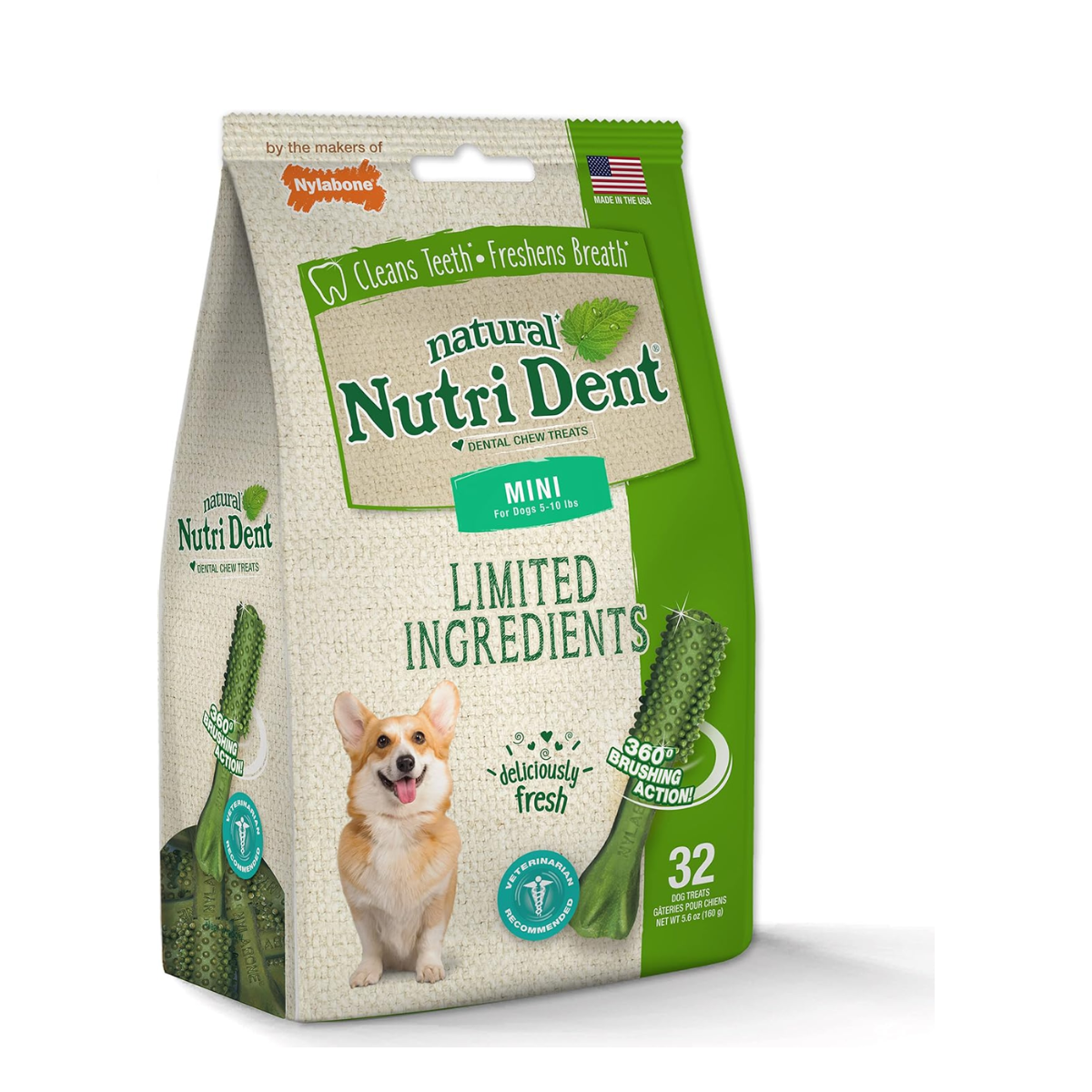 Nylabone Nutri Dent Premios Dentales Aliento Fresco