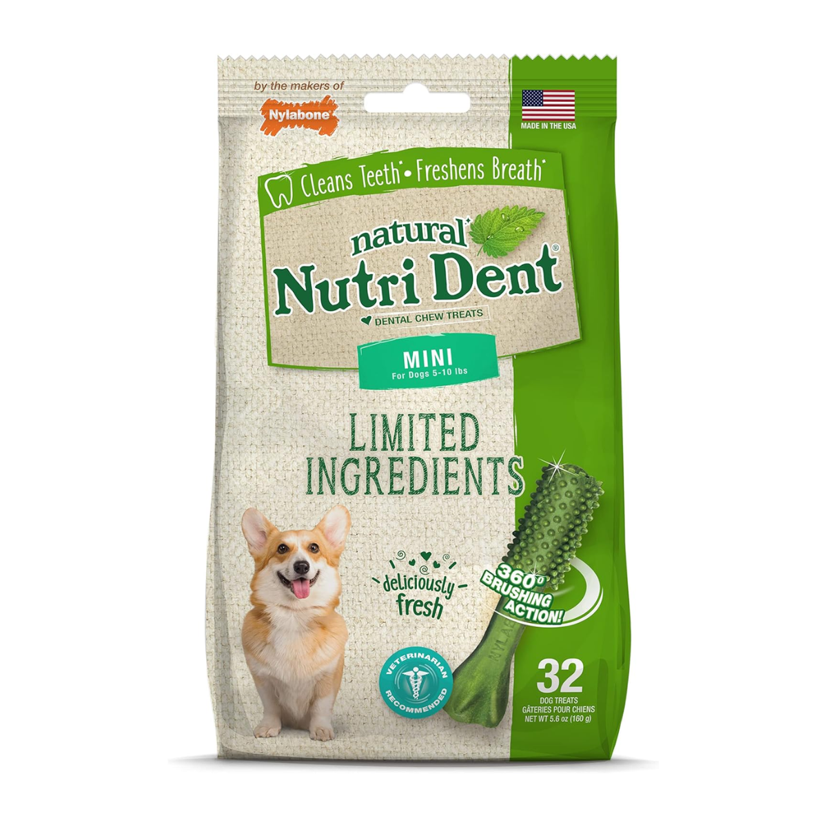 Nylabone Nutri Dent Premios Dentales Aliento Fresco