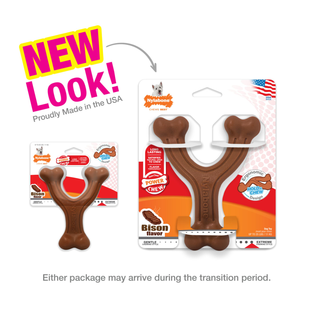 Nylabone Juguete Power Chew Wishbone Bisonte