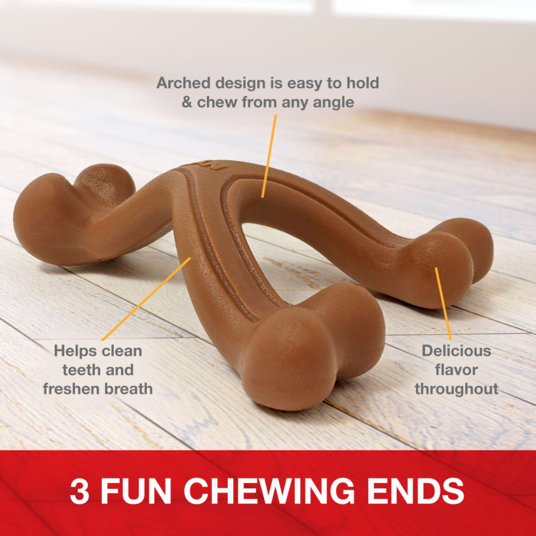 Nylabone Juguete Power Chew Wishbone Bisonte