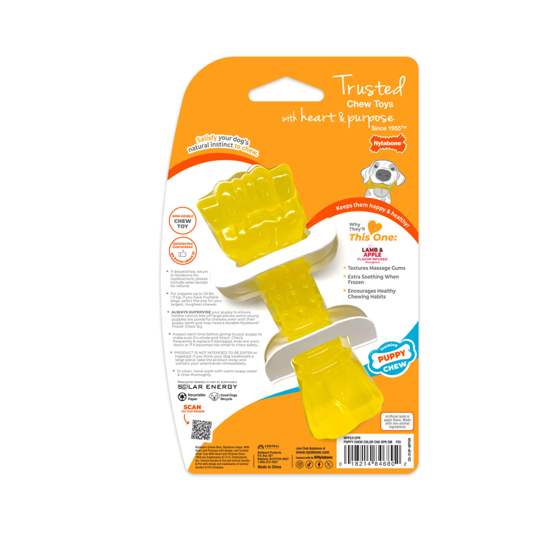 Nylabone Cachorro Juguete Power Chew Hueso para congelar