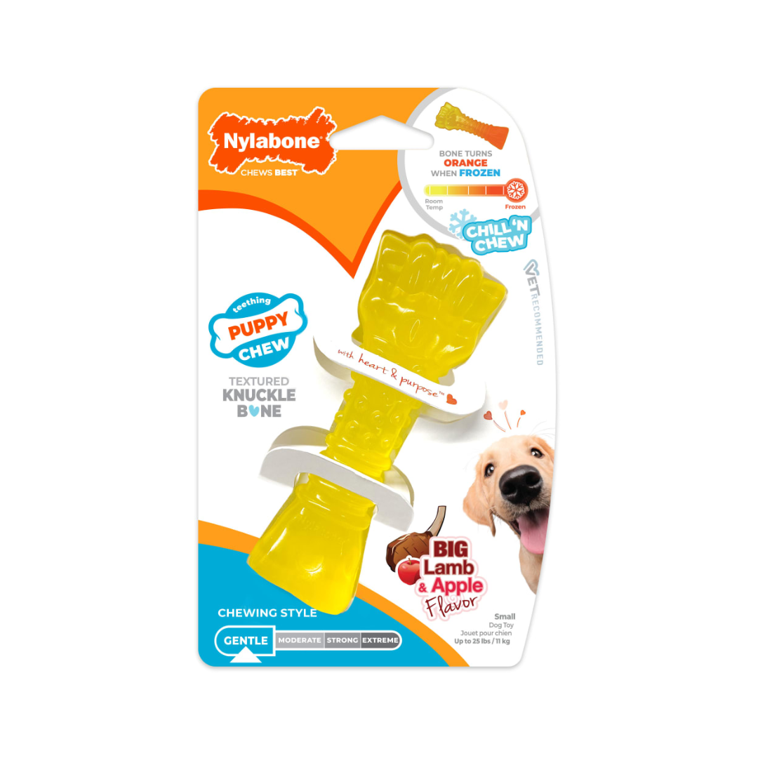 Nylabone Cachorro Juguete Power Chew Hueso para congelar