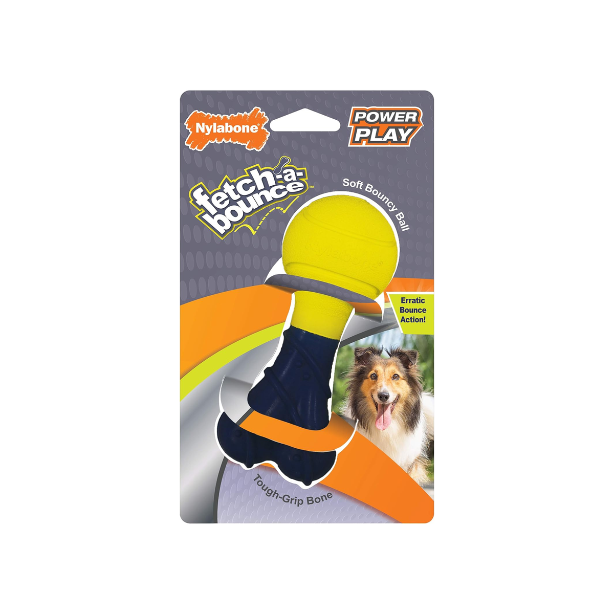 Nylabone juguete interactivo Power Play Fetch-A-Bounce, para perro