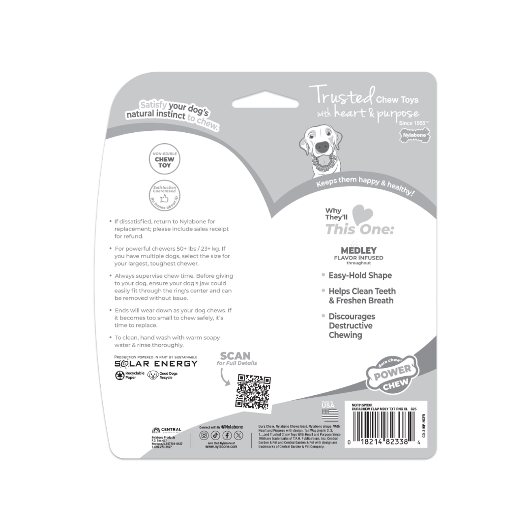 Nylabone Power Chew Anillo Texturizado