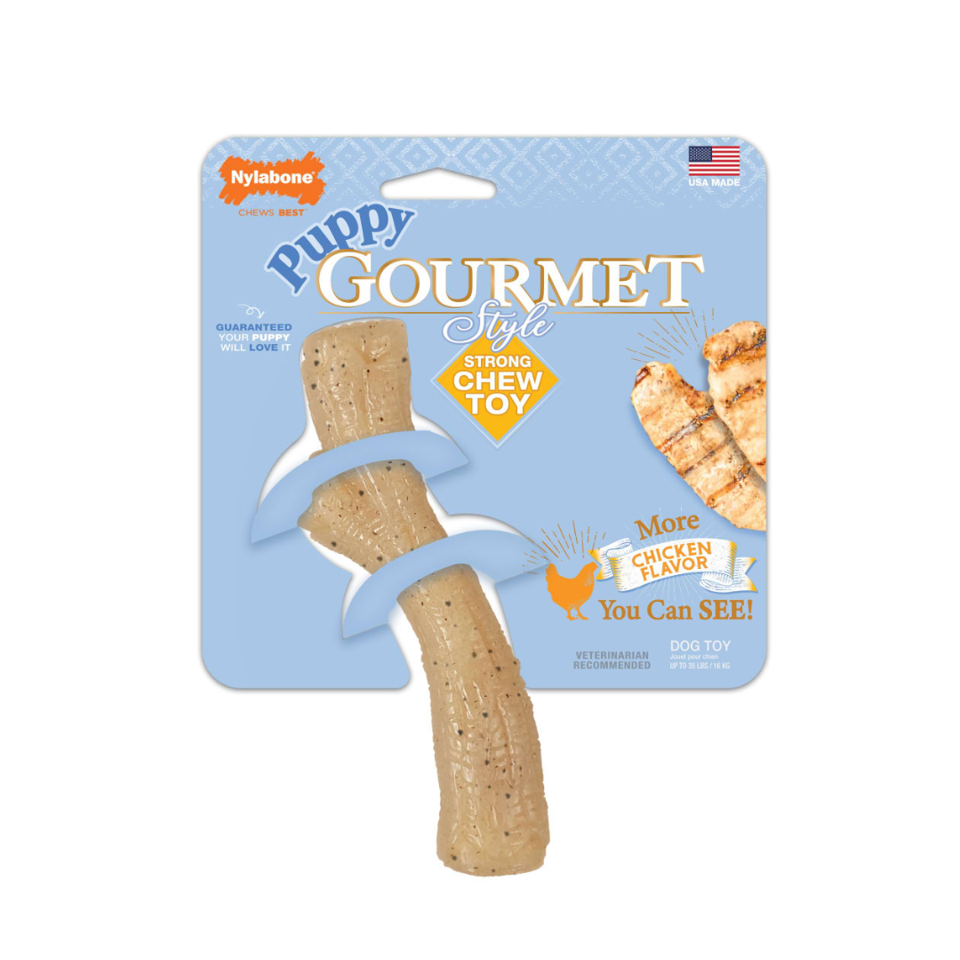 Nylabone Cachorro Juguete Rama Gourmet Style Pollo
