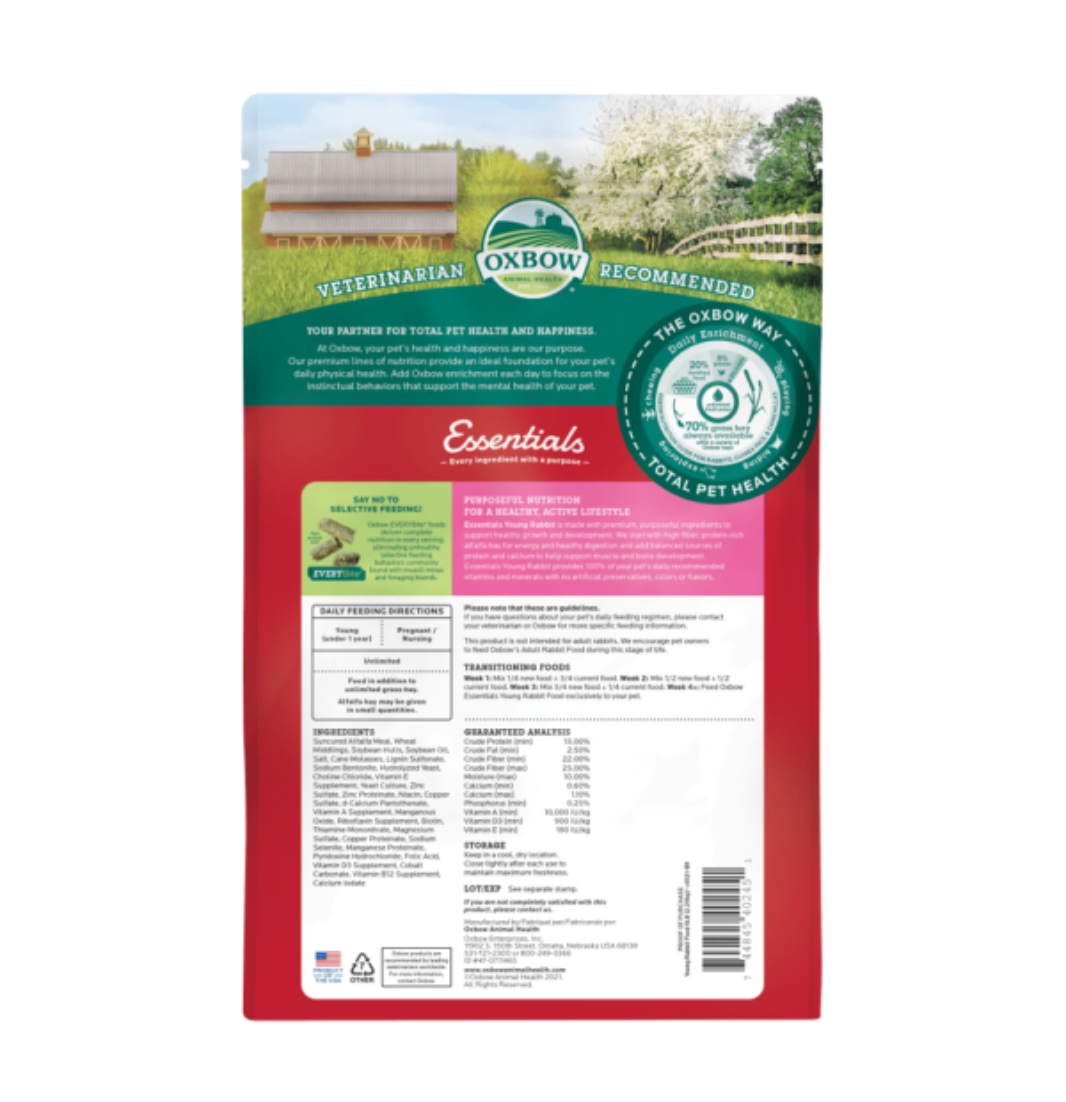 Oxbow Essentials Alimento para Conejo Joven