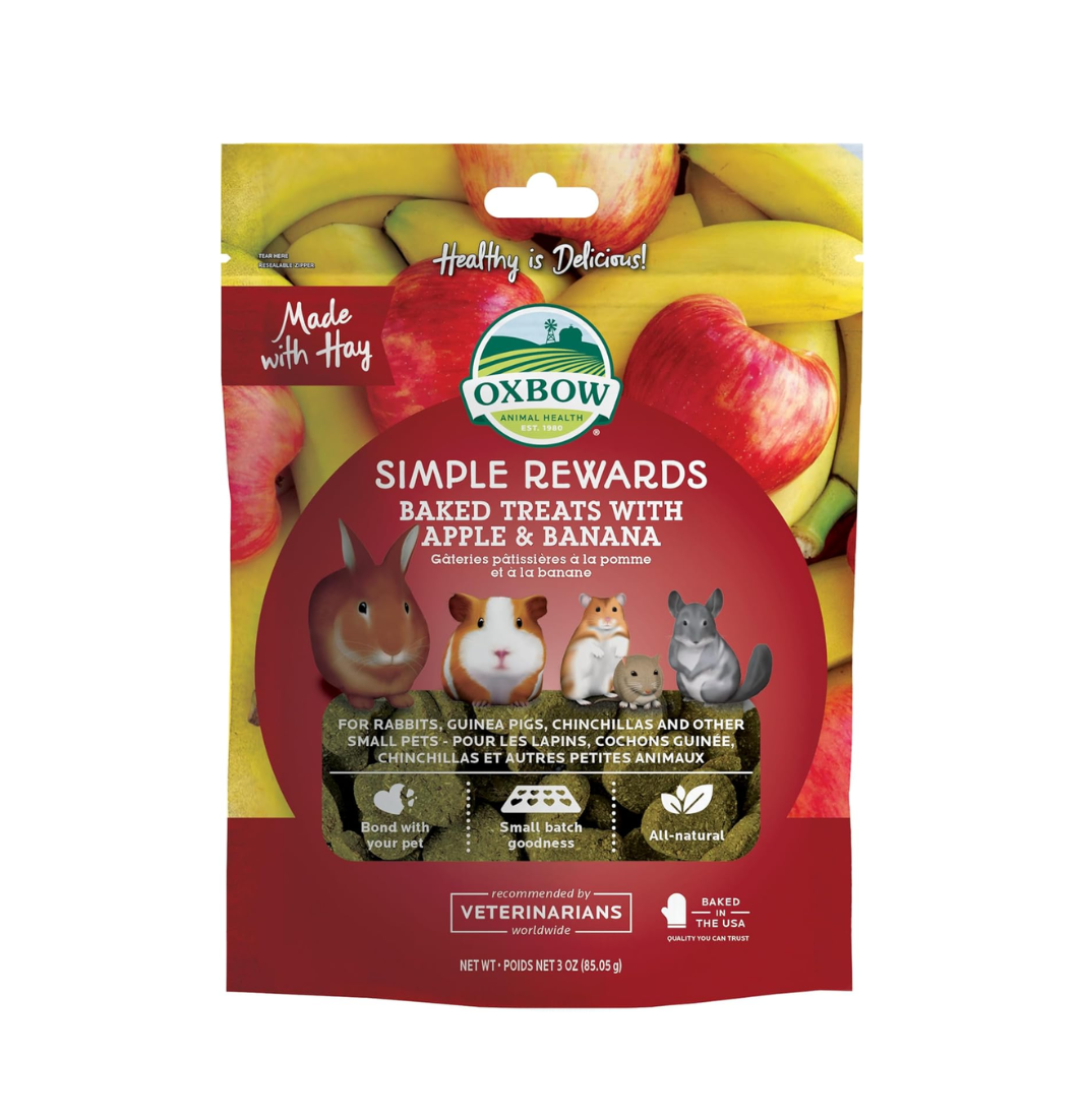 Oxbow Premios Horneados Simple Rewards  Manzana y Plátano