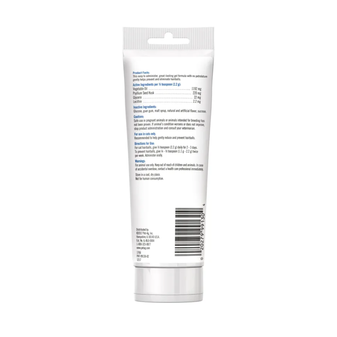 PetAg  Suplemento Natural en Gel para Bolas de Pelo para Gatos