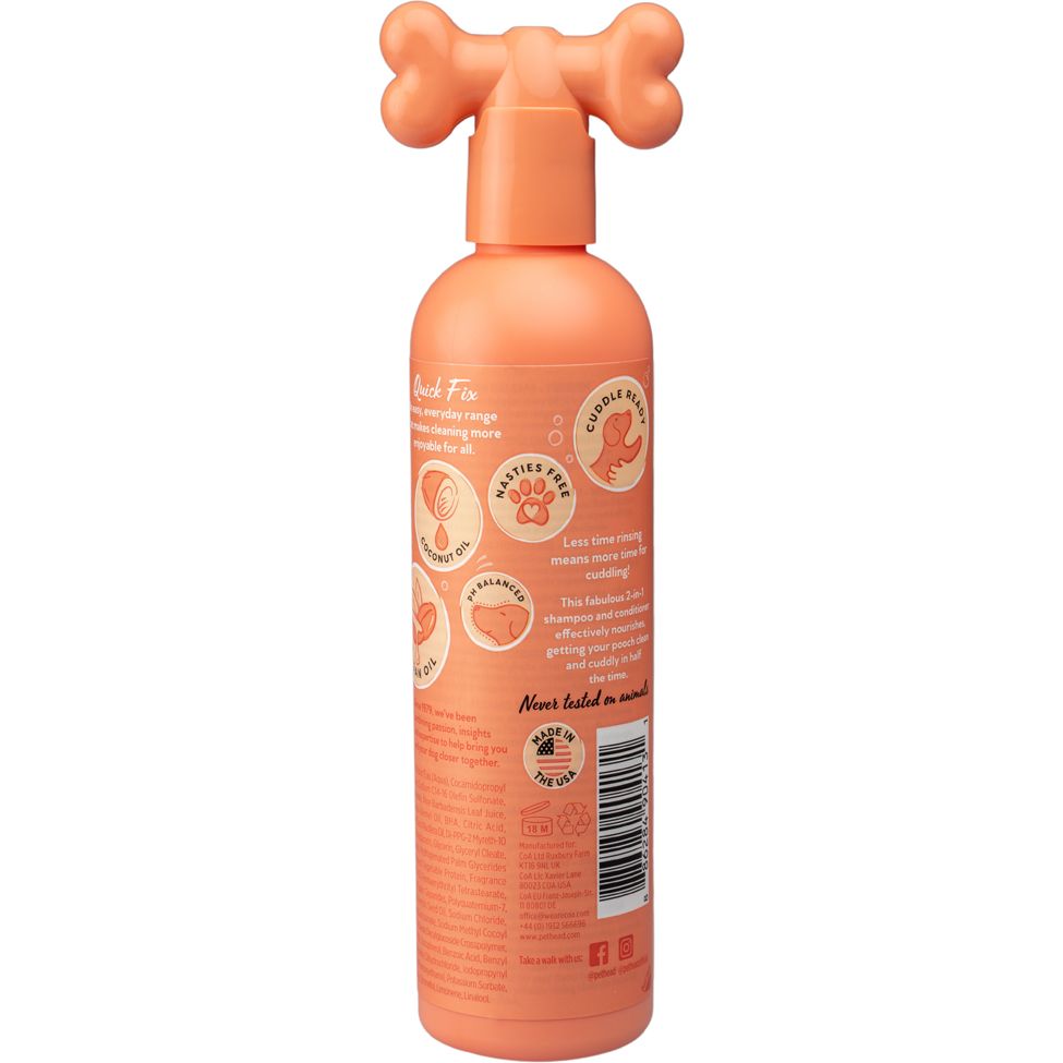 Pet Head Shampoo 2 en 1 Quick Fix Durazno