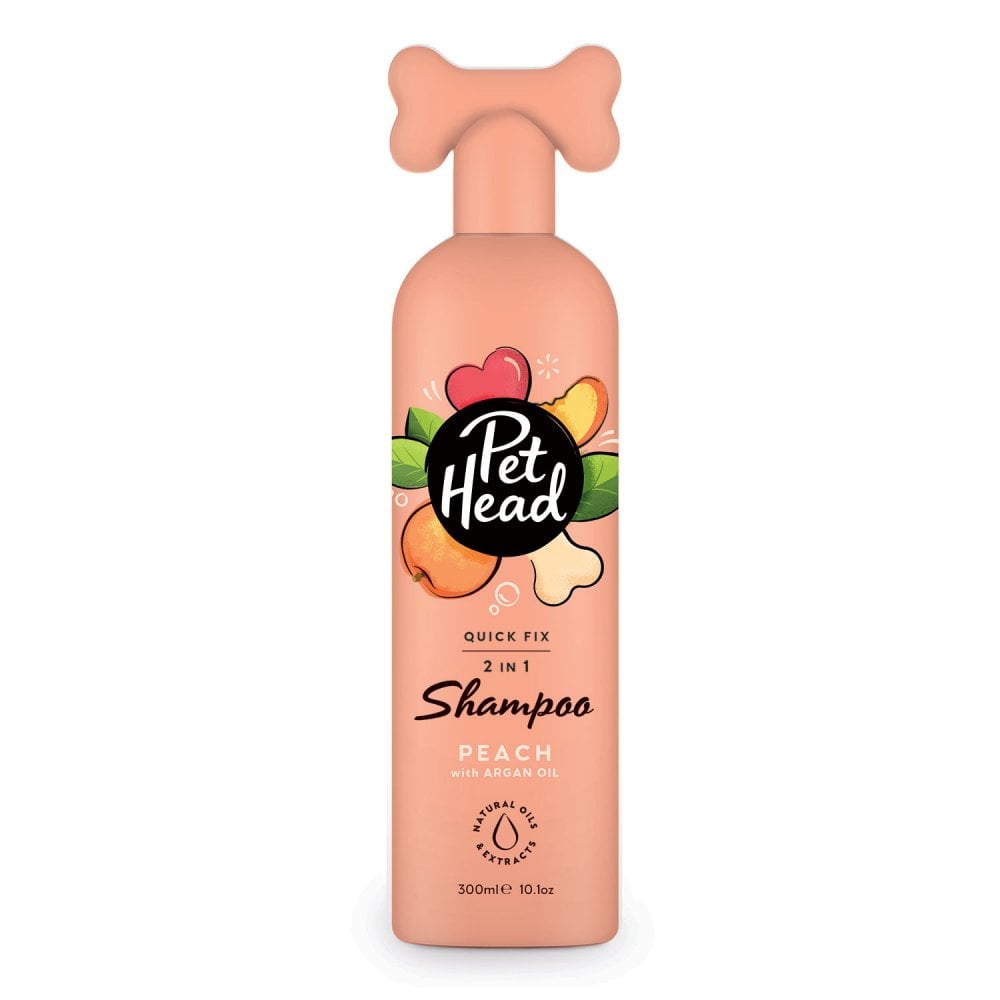 Pet Head Shampoo 2 en 1 Quick Fix Durazno