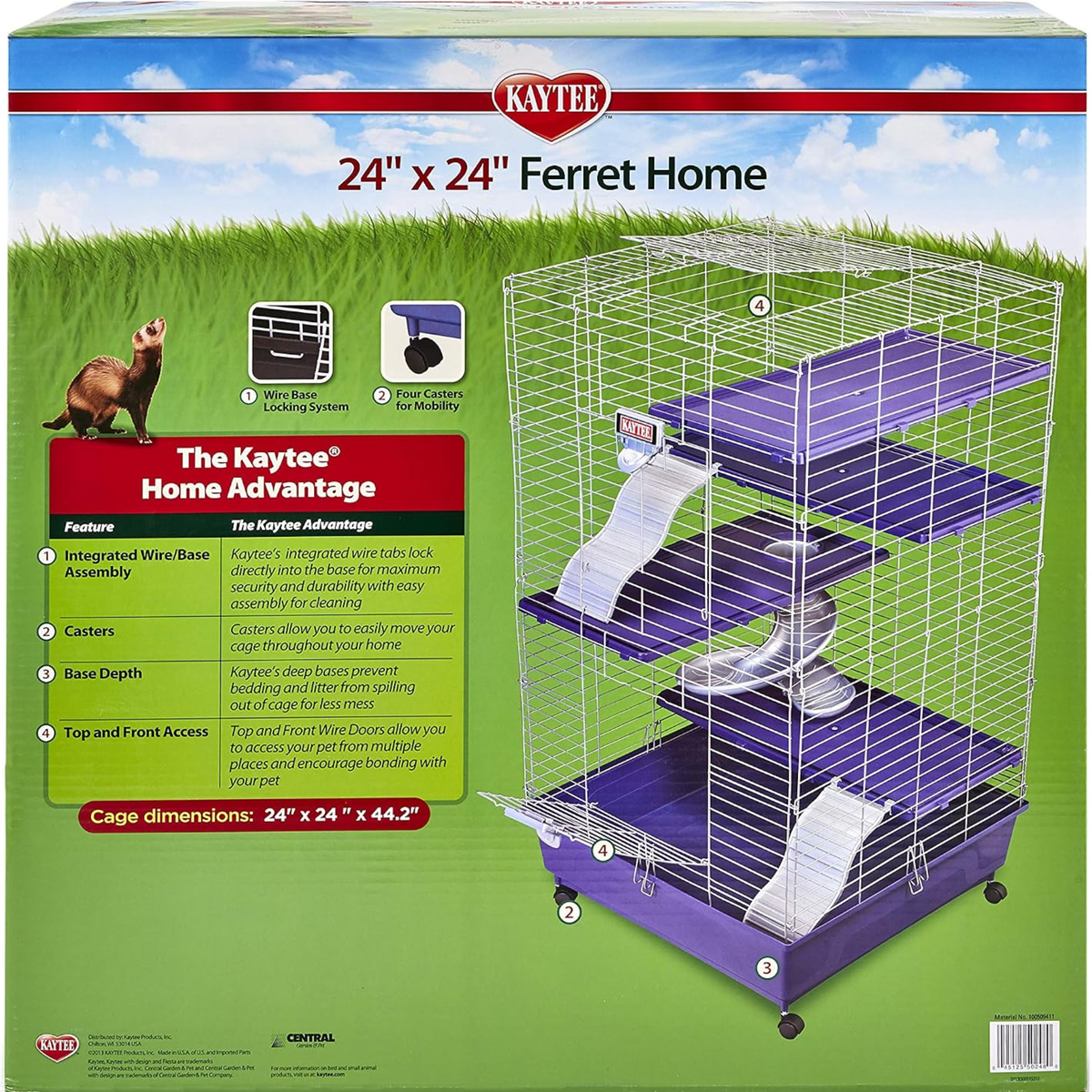 Kaytee Jaula MFH Deluxe 2X2 Multinivel