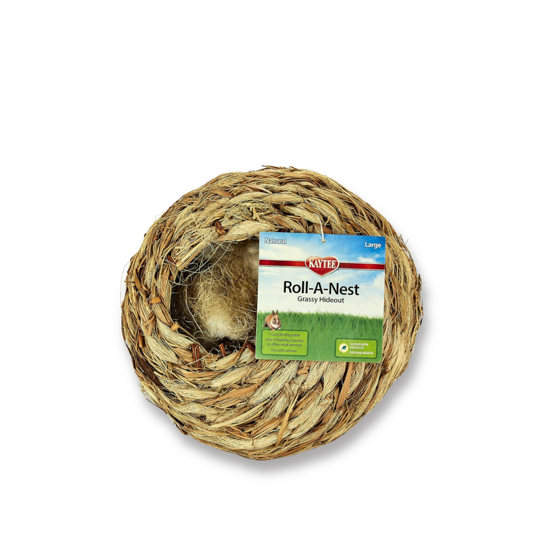 Kaytee Nido Roll-A-Nest de cesped natural, grande