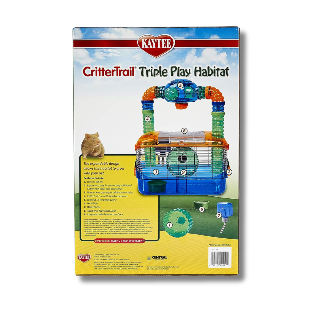 Kaytee Hogar para Hamster CritterTrail Triple Play