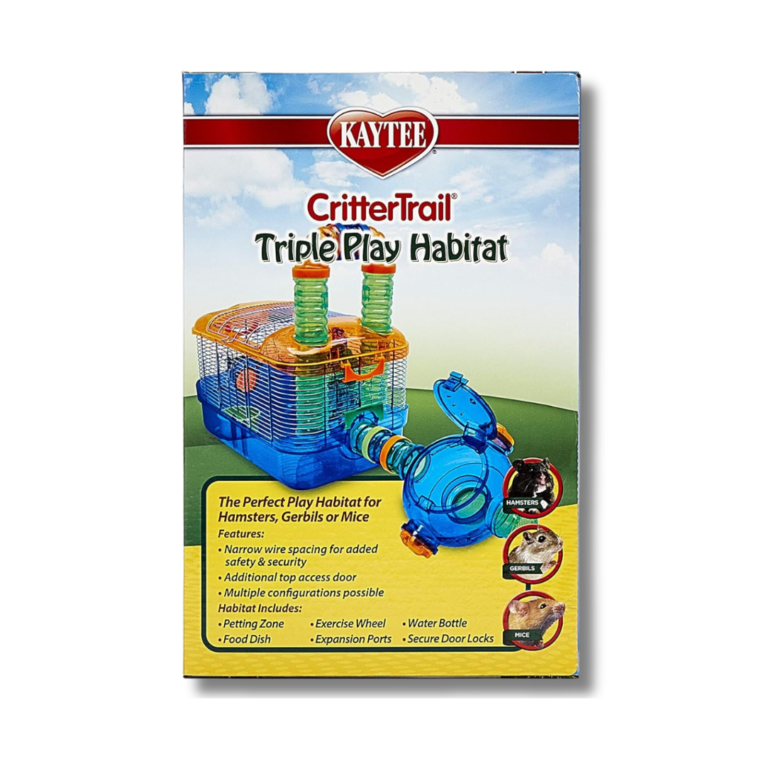 Kaytee Hogar para Hamster CritterTrail Triple Play
