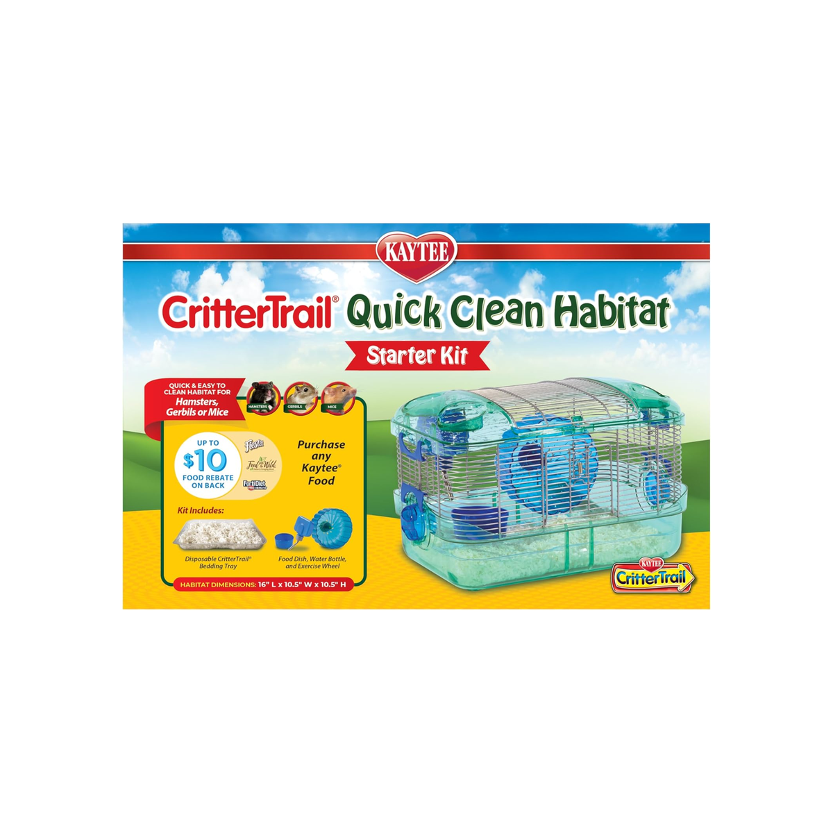 Kaytee Hogar para Hamster Crittertrail Quick Clean