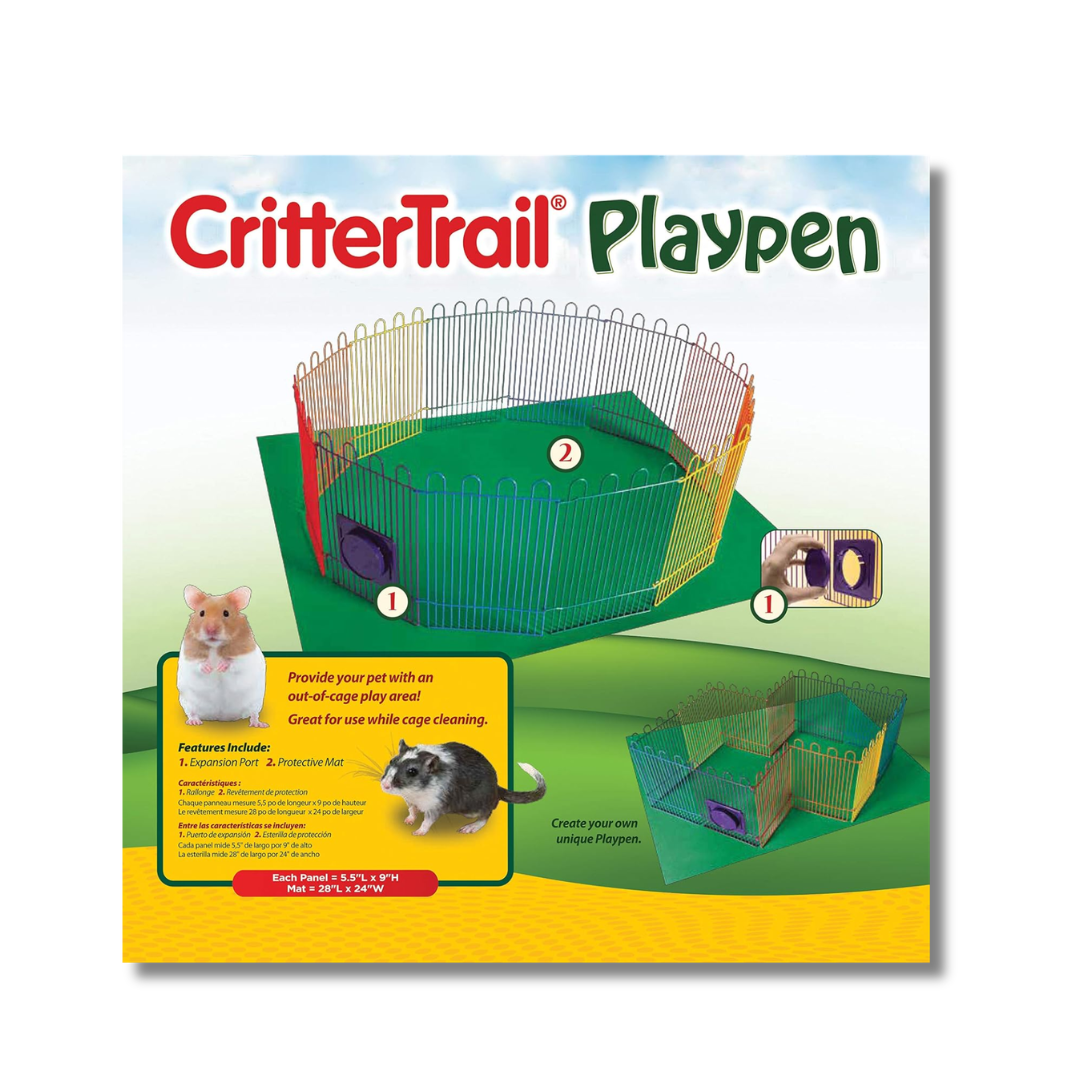 Kaytee CritterTrail Playpen w/Mat