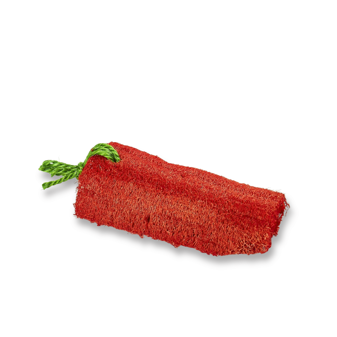 Kaytee Juguete/mordedera Loofa Crispy Garden para pequeños Mamíferos Jumbo