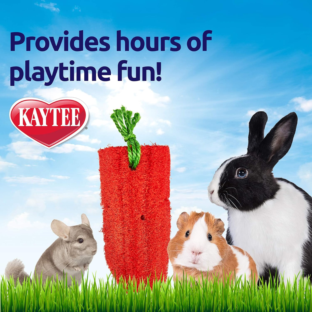 Kaytee Juguete/mordedera Loofa Crispy Garden para pequeños Mamíferos Jumbo