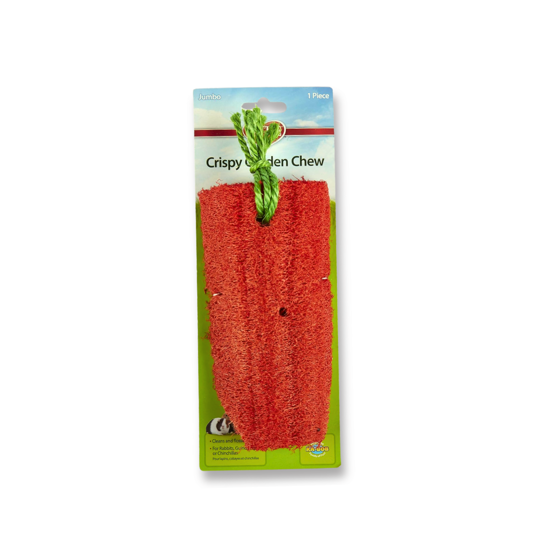 Kaytee Juguete/mordedera Loofa Crispy Garden para pequeños Mamíferos Jumbo