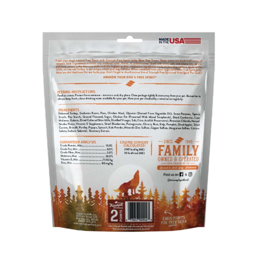 Triumph Free Spirit Premios para Perro Receta Pavo