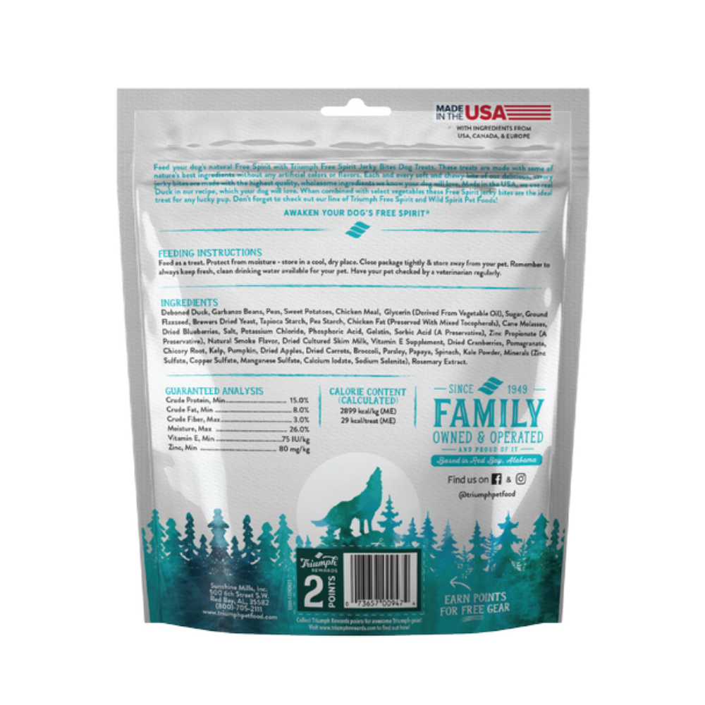 Triumph Free Spirit Premios para Perro Receta Pato