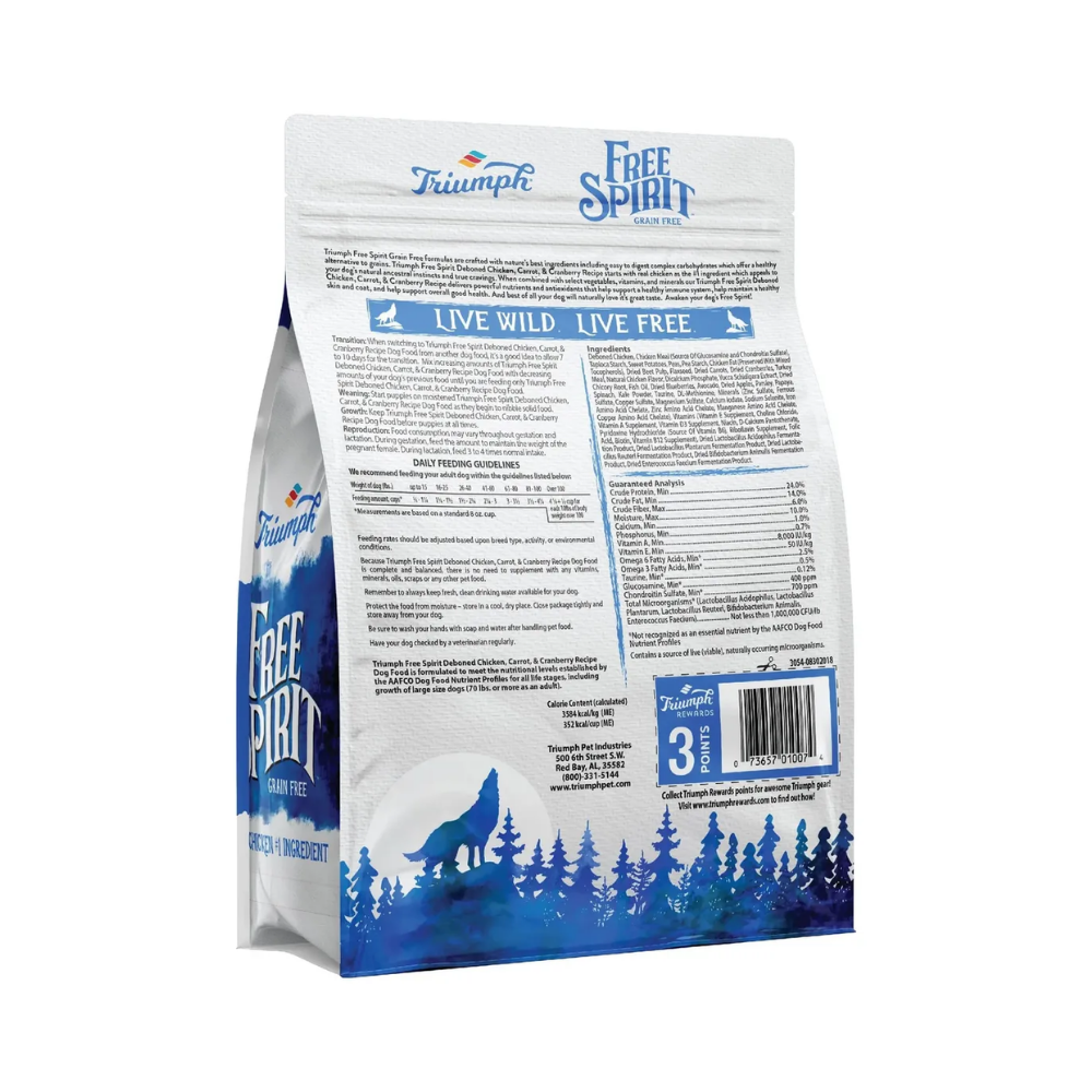 Triumph Free Spirit para Perro Receta de pollo