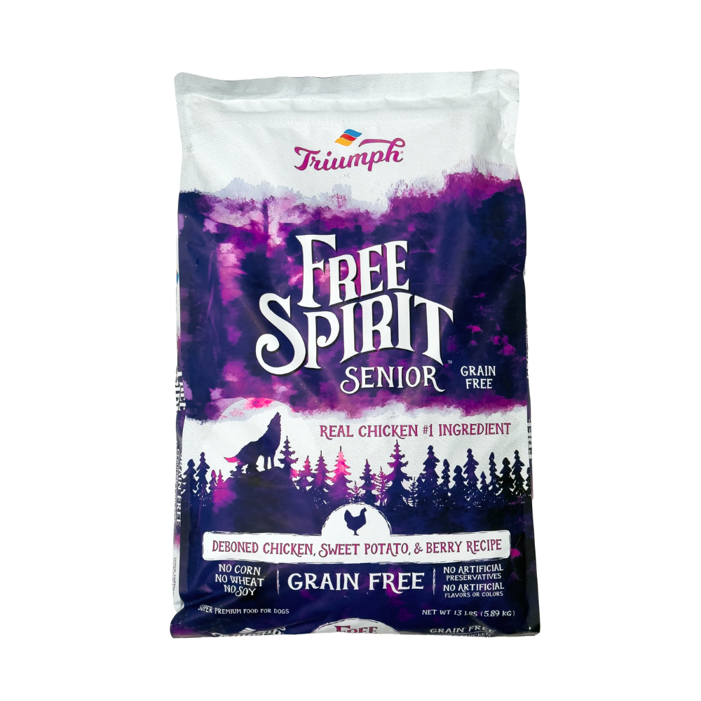 Triumph Free Spirit Perro Senior Receta de Pollo