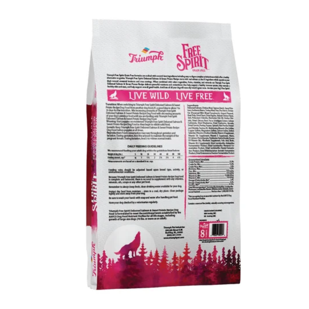 Triumph Free Spirit para Perro Receta de Salmón