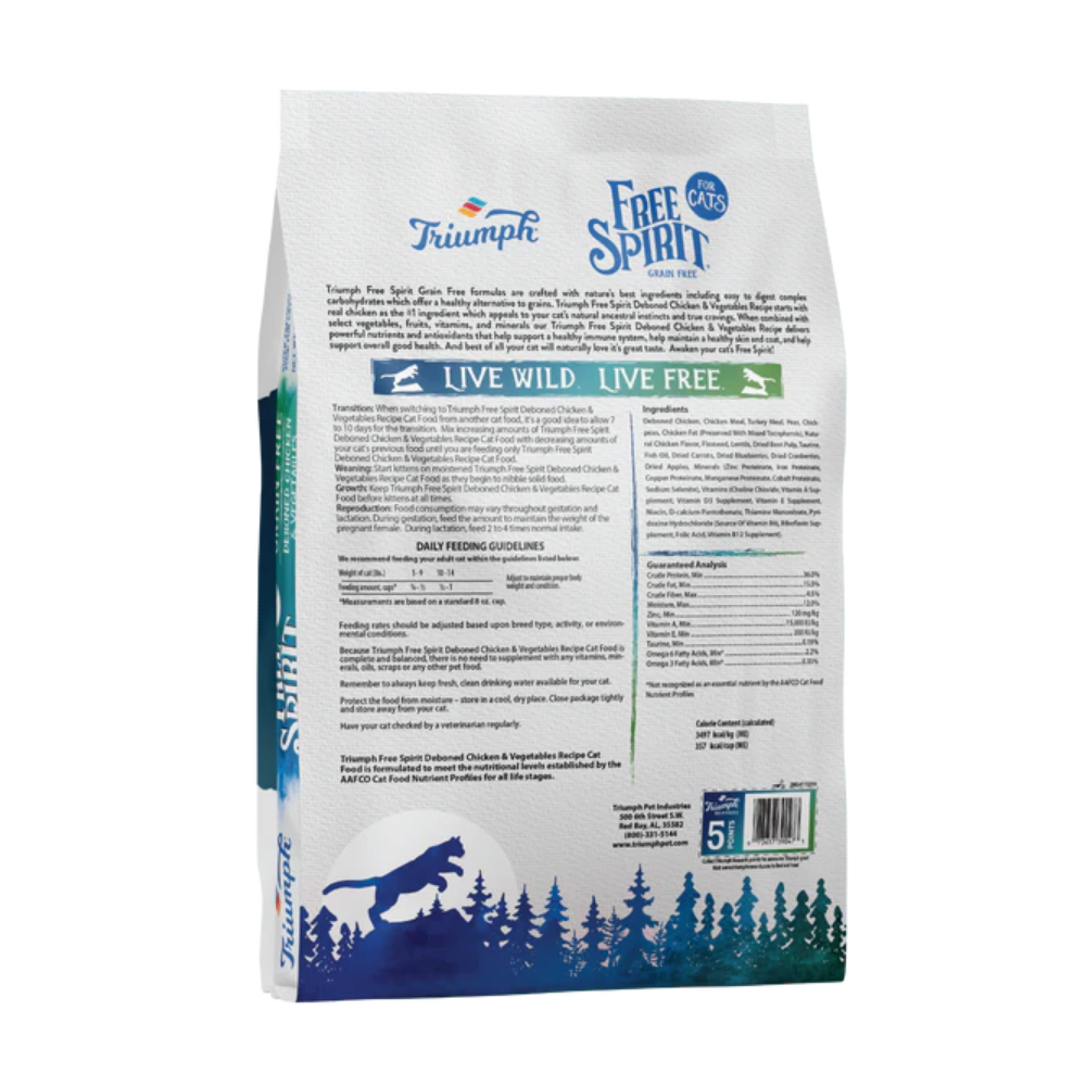 Triumph Free Spirit para Gato Receta de Pollo
