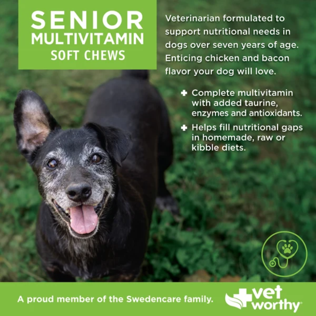 Vet Worthy Suplementos Multivitamínicos para Perros Senior