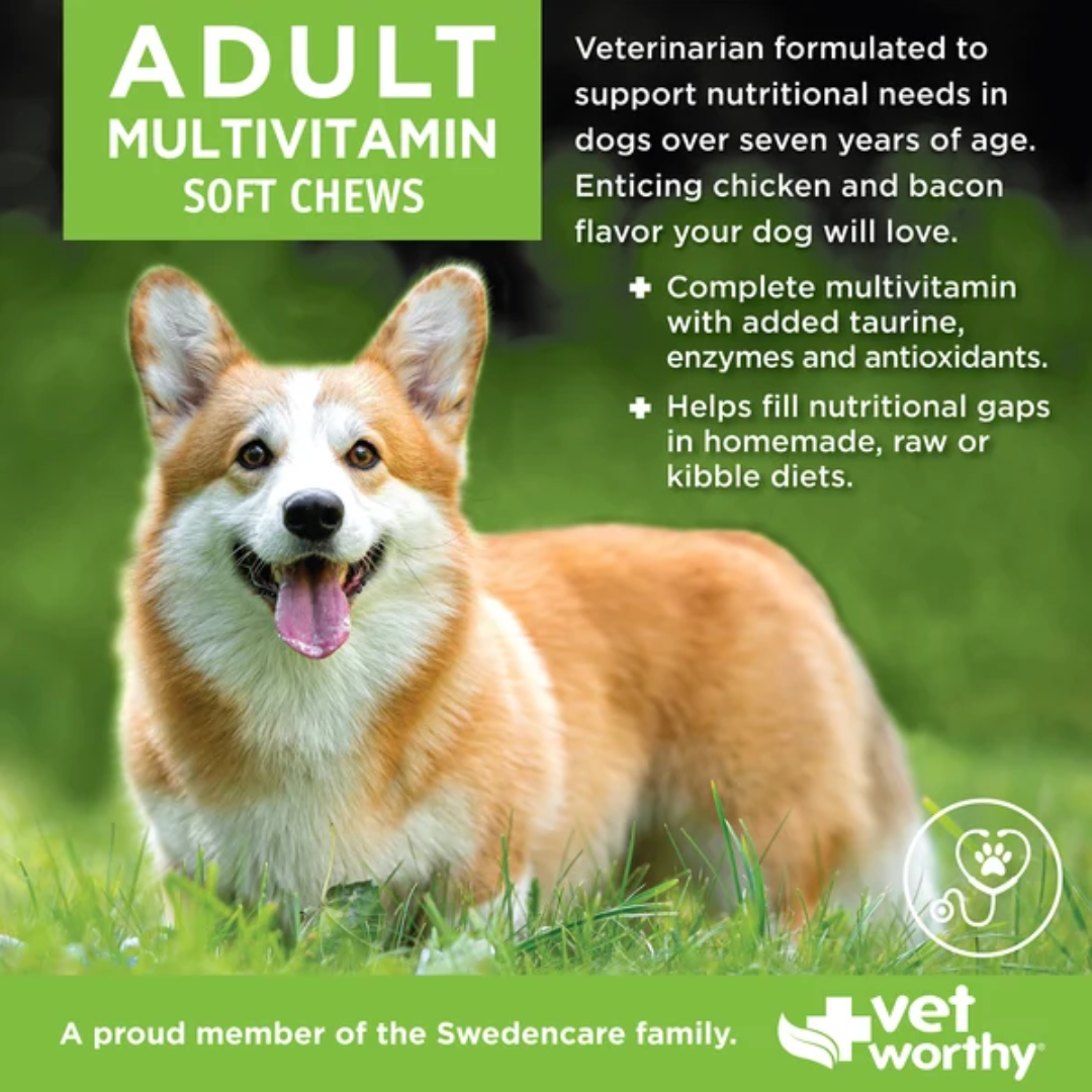 Vet Worthy Suplementos Multivitamínicos para Perros Adultos