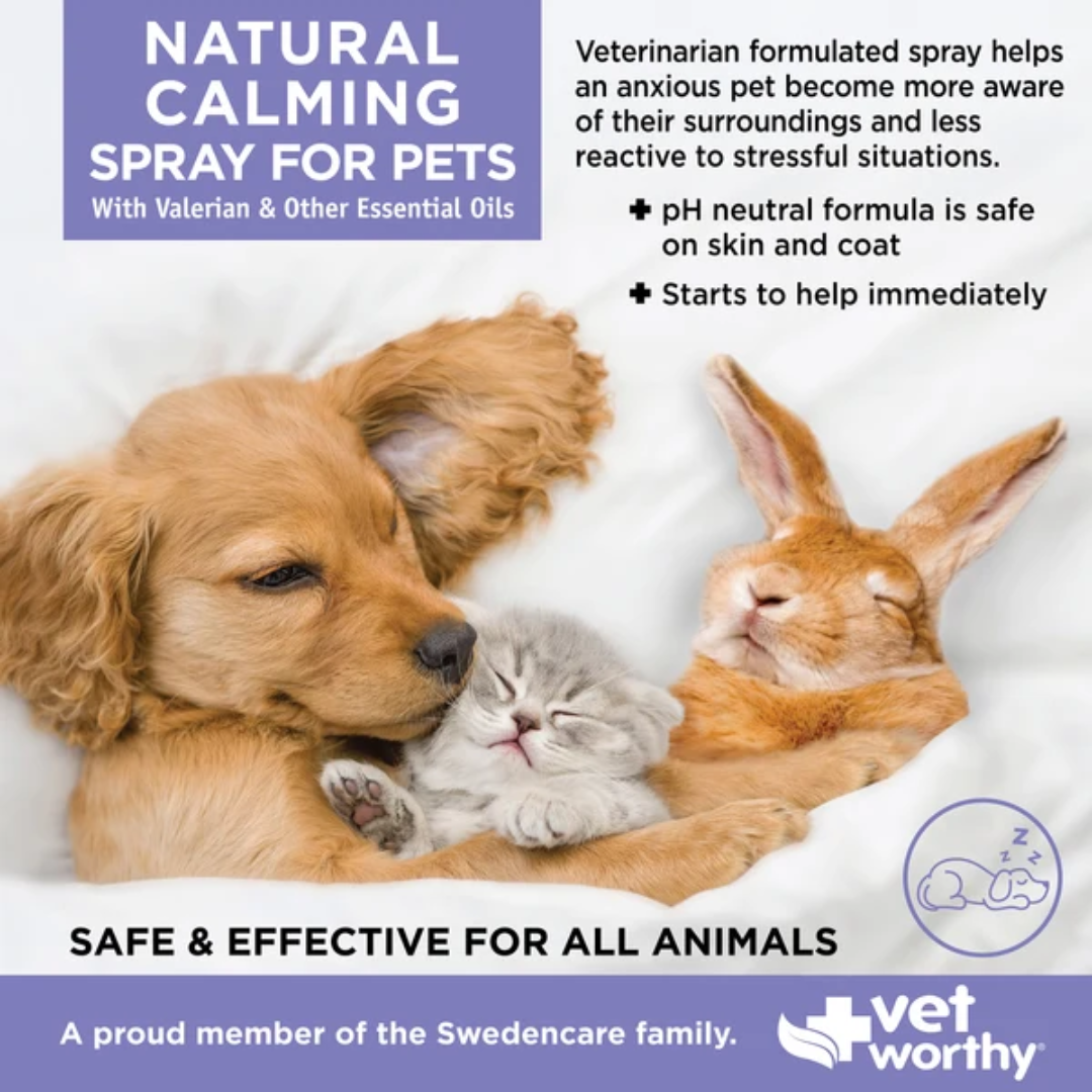 Vet worthy Spray Calmante Natural para Mascotas