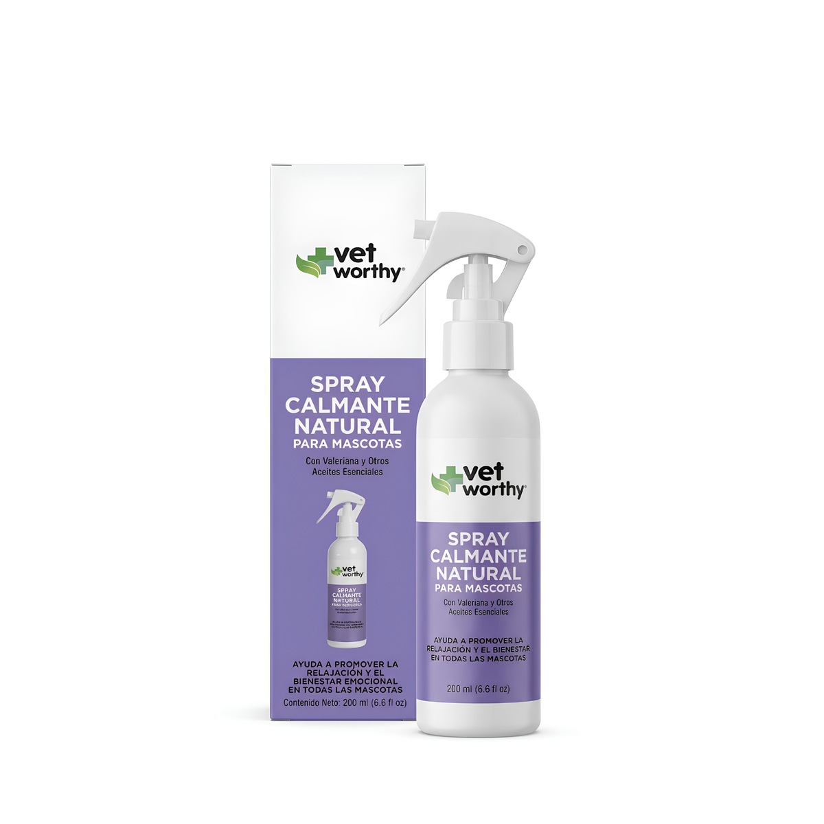Vet worthy Spray Calmante Natural para Mascotas