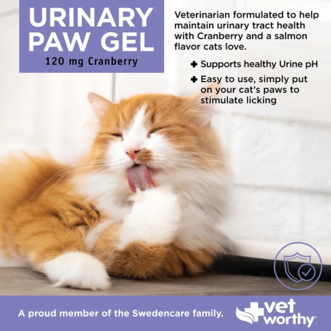 Vet Worthy Suplemento Gel para Patas Salud Urinaria para Gato