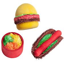 Juguete A&E Nibbles Mordedera Summer Cookout Wood & Loofah para Pequeño Mamíferos